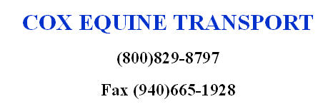 Cox Equine Transport